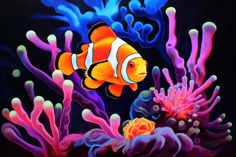 Clownfish outdoors animal nature.
