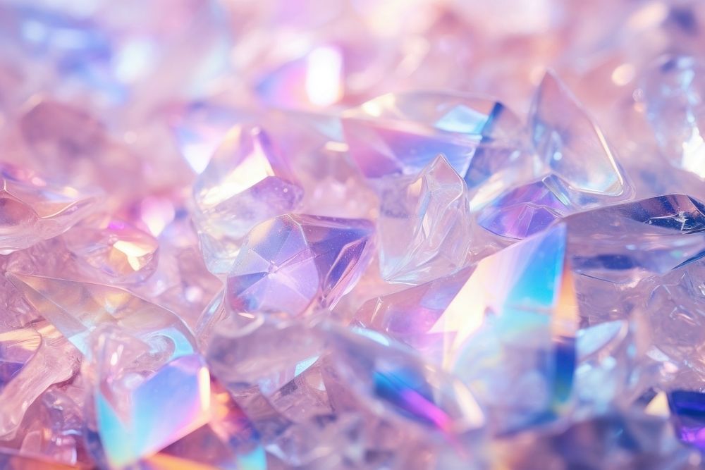 Holographic nature background backgrounds gemstone crystal.