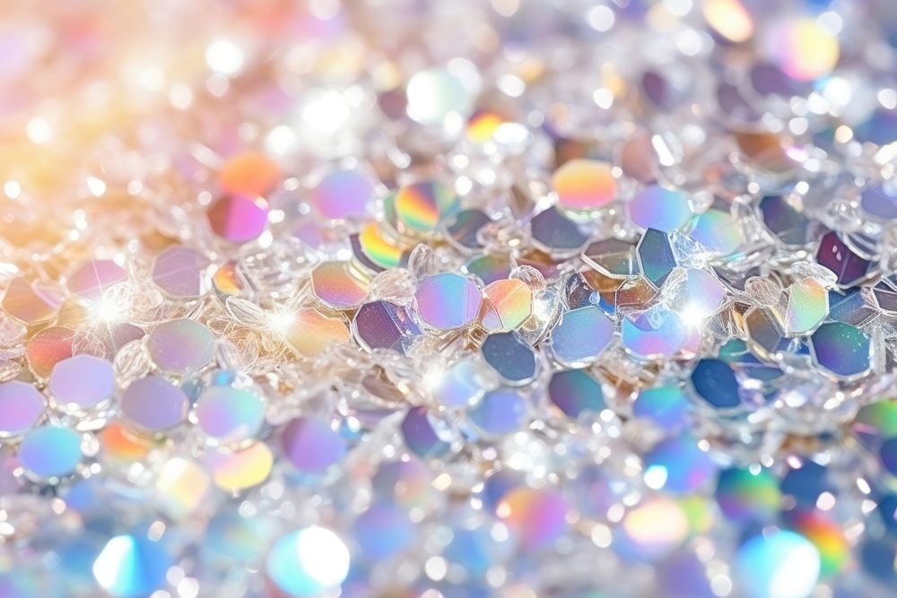 Holographic white gold background glitter backgrounds jewelry.