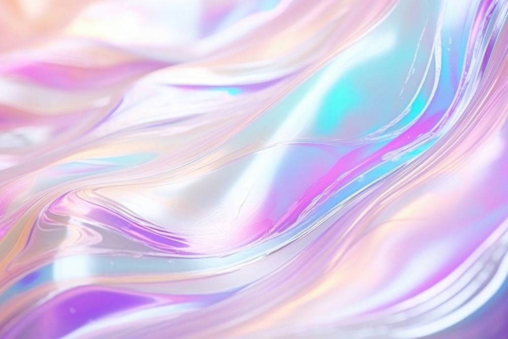 Holographic abstract fluid backgrounds rainbow pattern.