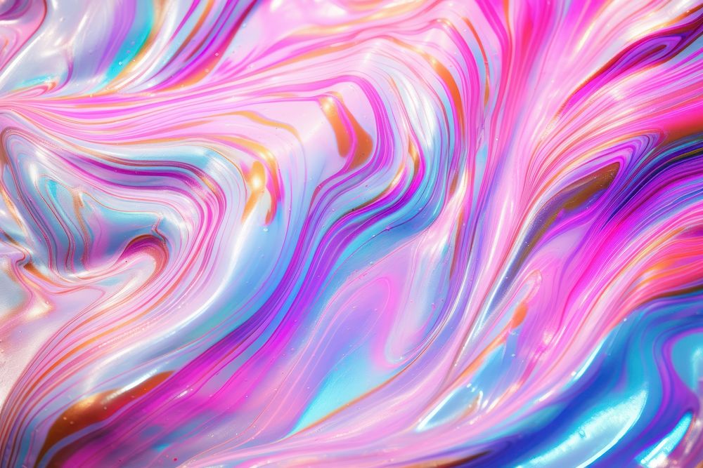 Holographic marble texture backgrounds pattern rainbow.