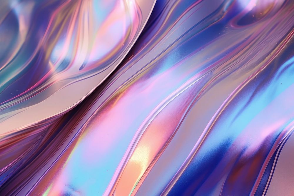 Holographic fluid art backgrounds pattern rainbow.