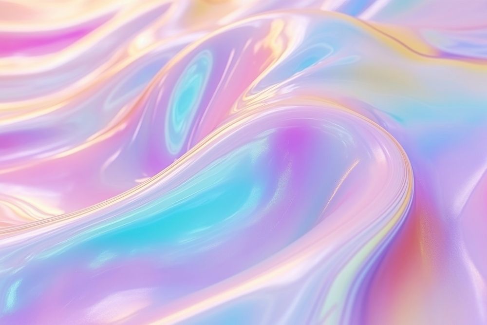 Holographic fluid art backgrounds rainbow pattern.