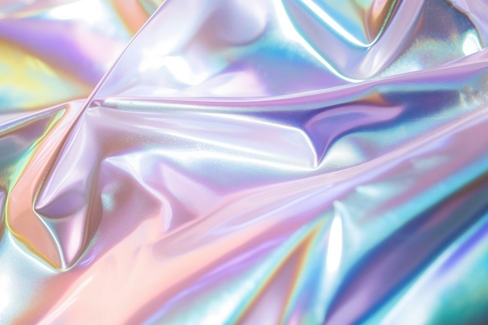 Holographic plastic wrap texture backgrounds rainbow aluminium.