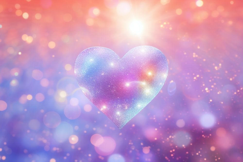 Holographic valentine background backgrounds outdoors glitter.