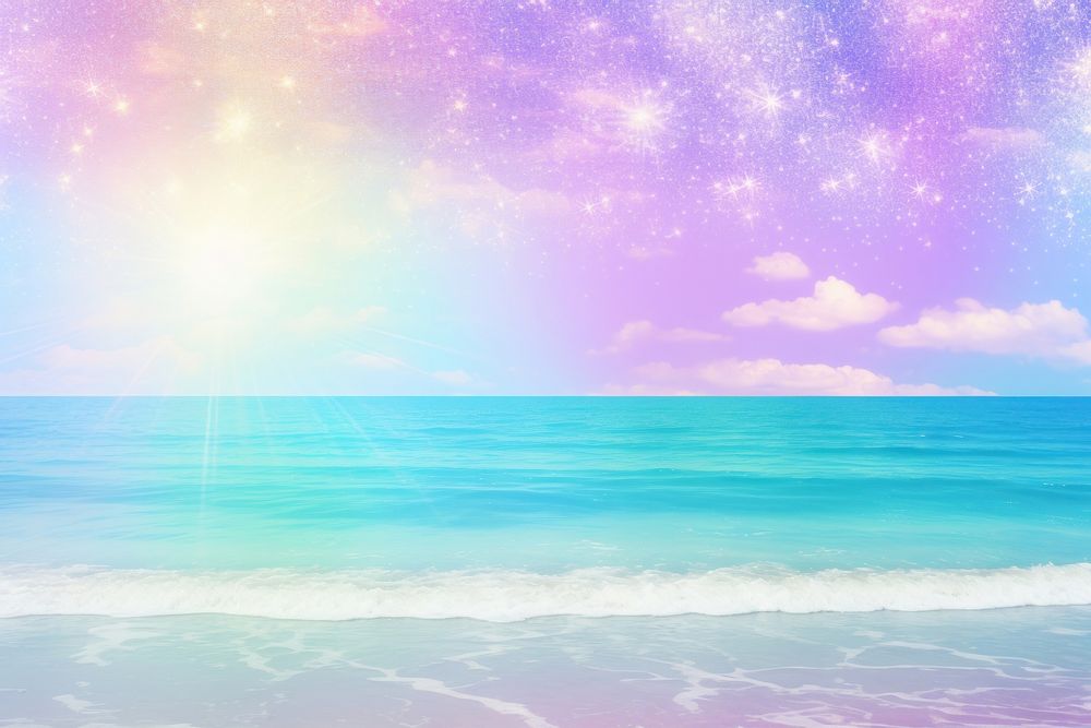 Holographic sea background backgrounds landscape outdoors.