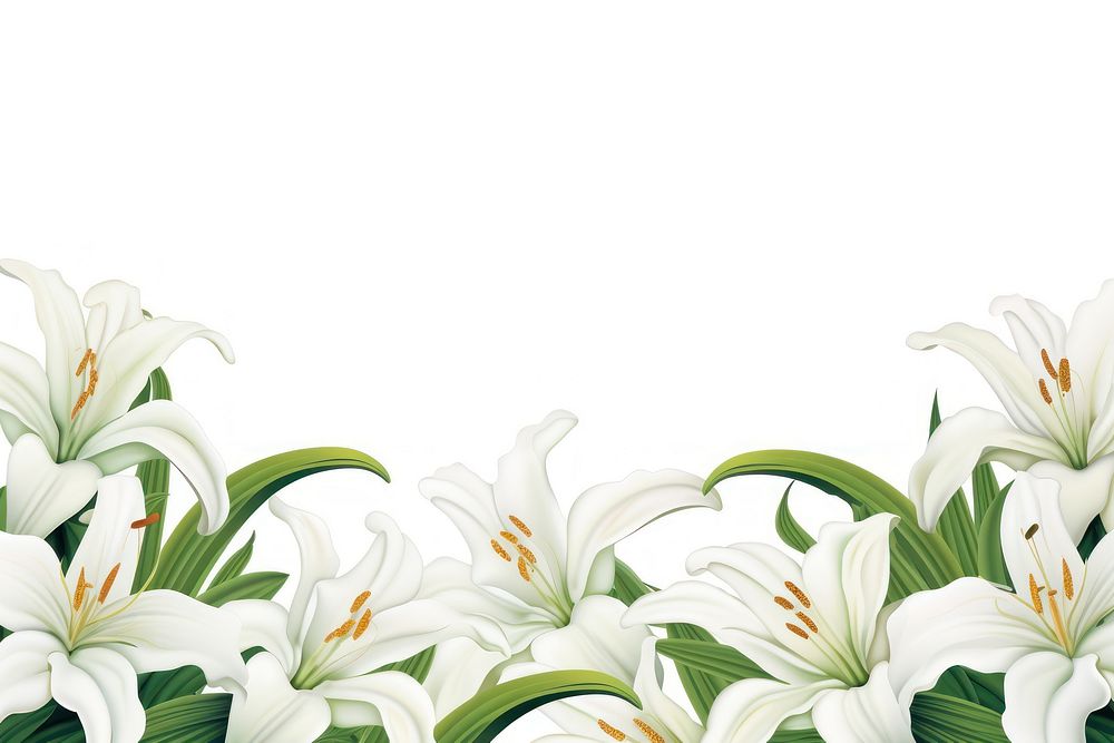Lily backgrounds flower plant.