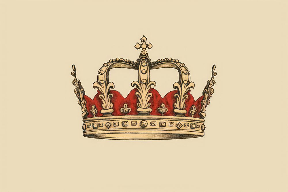 Litograph minimal vintage Crown crown accessories accessory.
