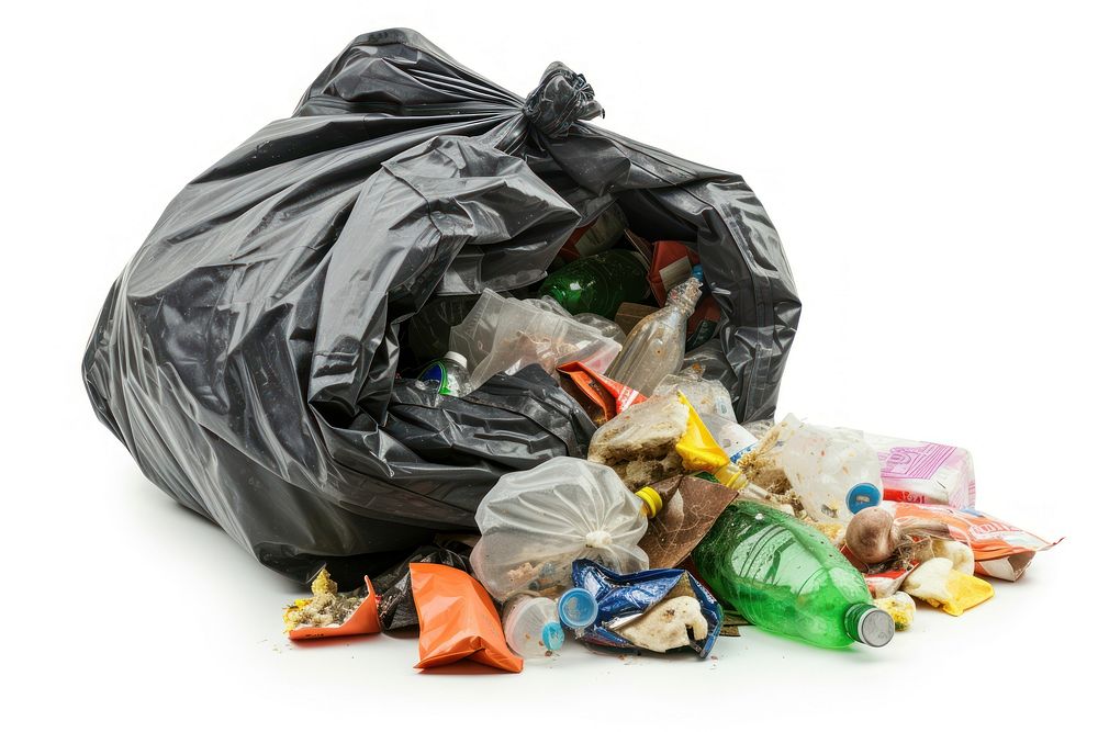 Photo a recycle garbage white background unhygienic pollution.