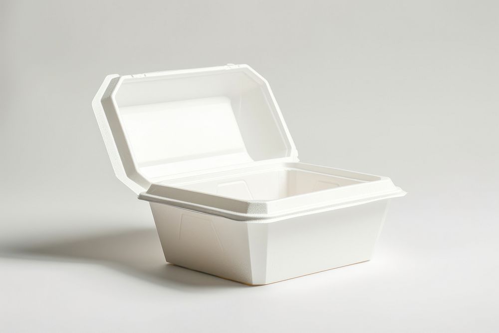 Food box white white background container.