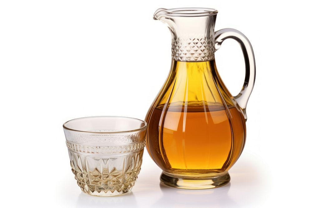 Olive oil glass jug bottle.