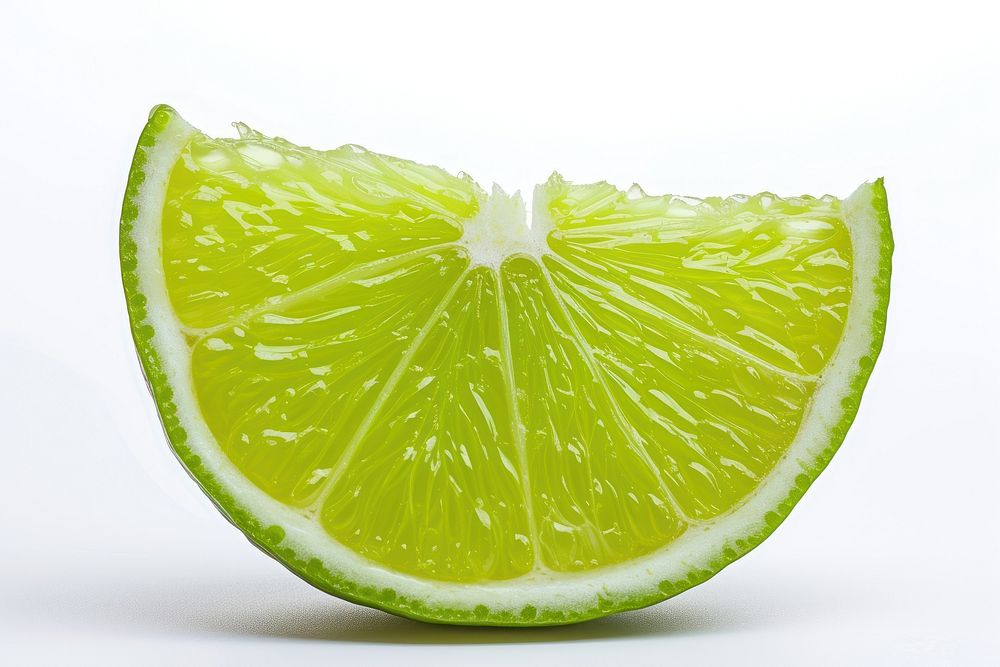 Lime citrus fruit slice green.
