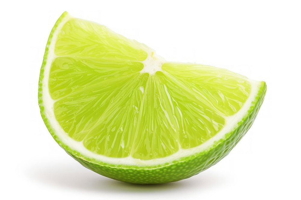 Lime citrus fruit slice green.