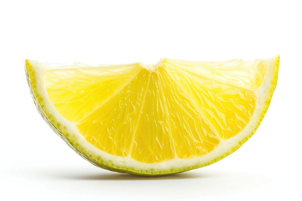 Yellow lime fruit slice lemon.