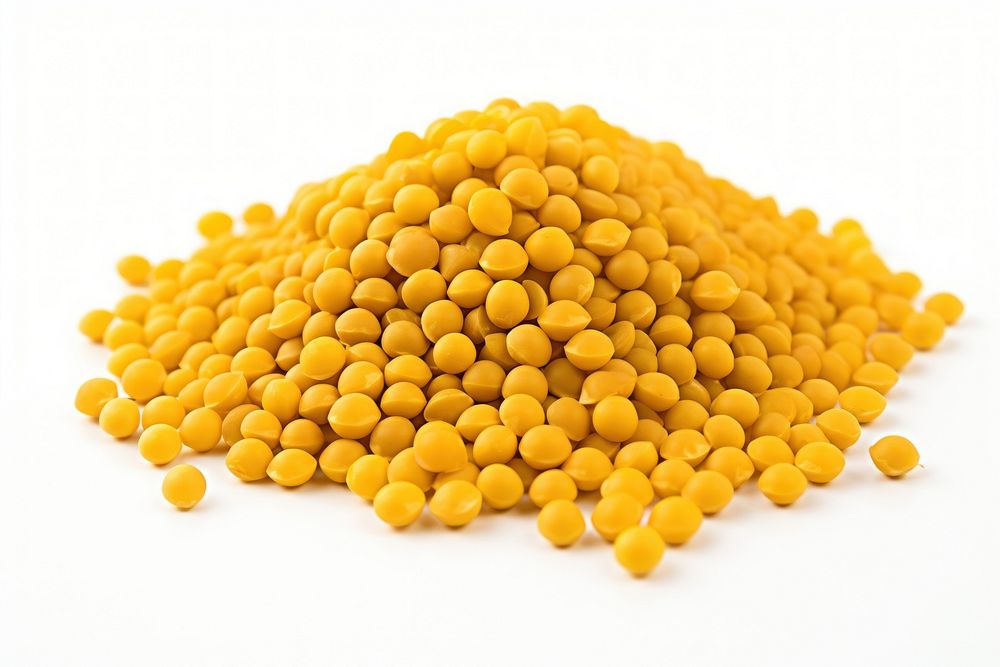 Yellow soybeans seeds vegetable plant food.