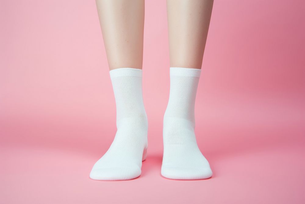 Photo of sock pantyhose footwear portrait.