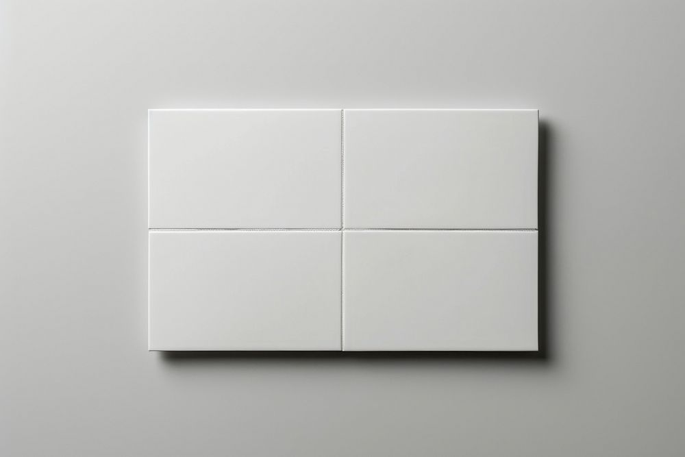 Tile  white simplicity rectangle.