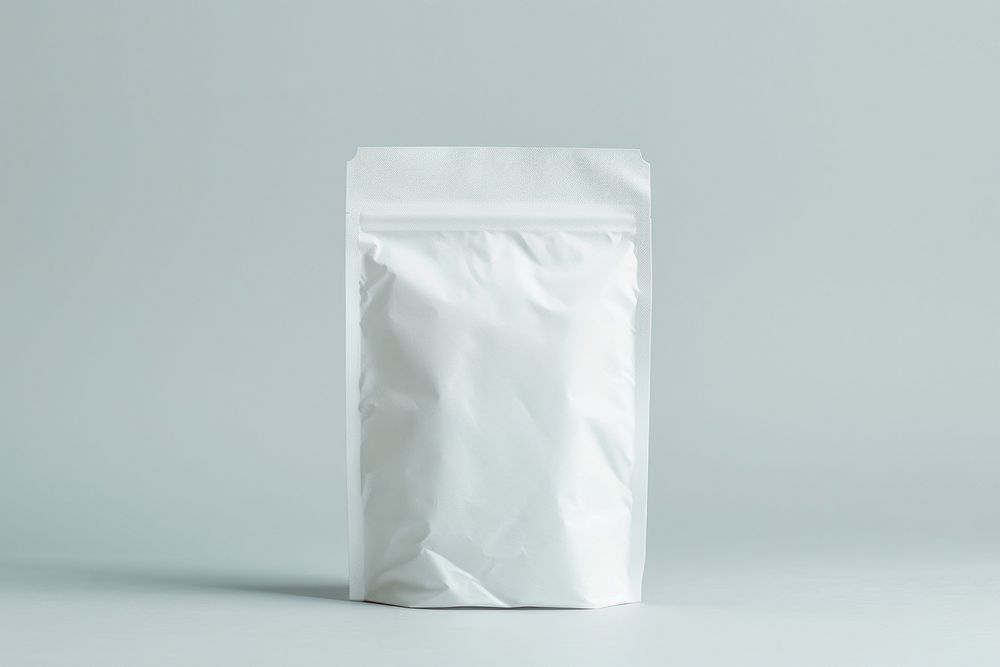 Sugar bag  white plastic diaper.