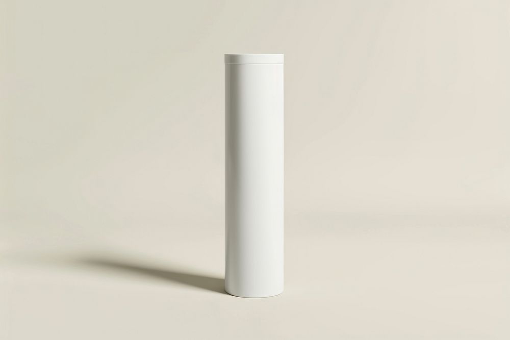 Vacutainer tube  cylinder white simplicity.