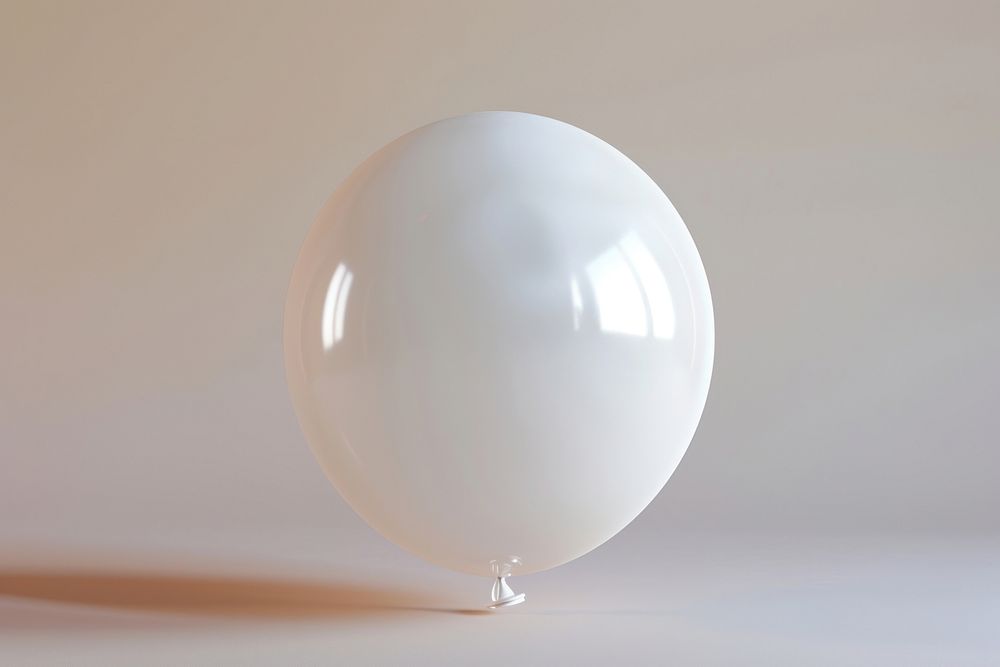 Balloon sphere white celebration.