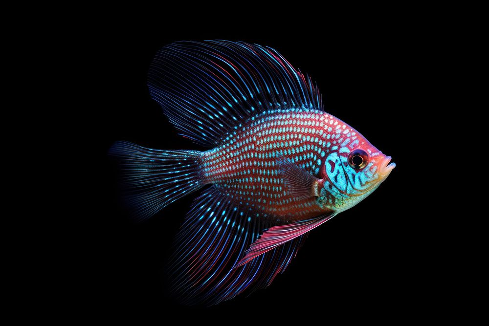 Discus fish sparkle light glitter | Premium Photo - rawpixel