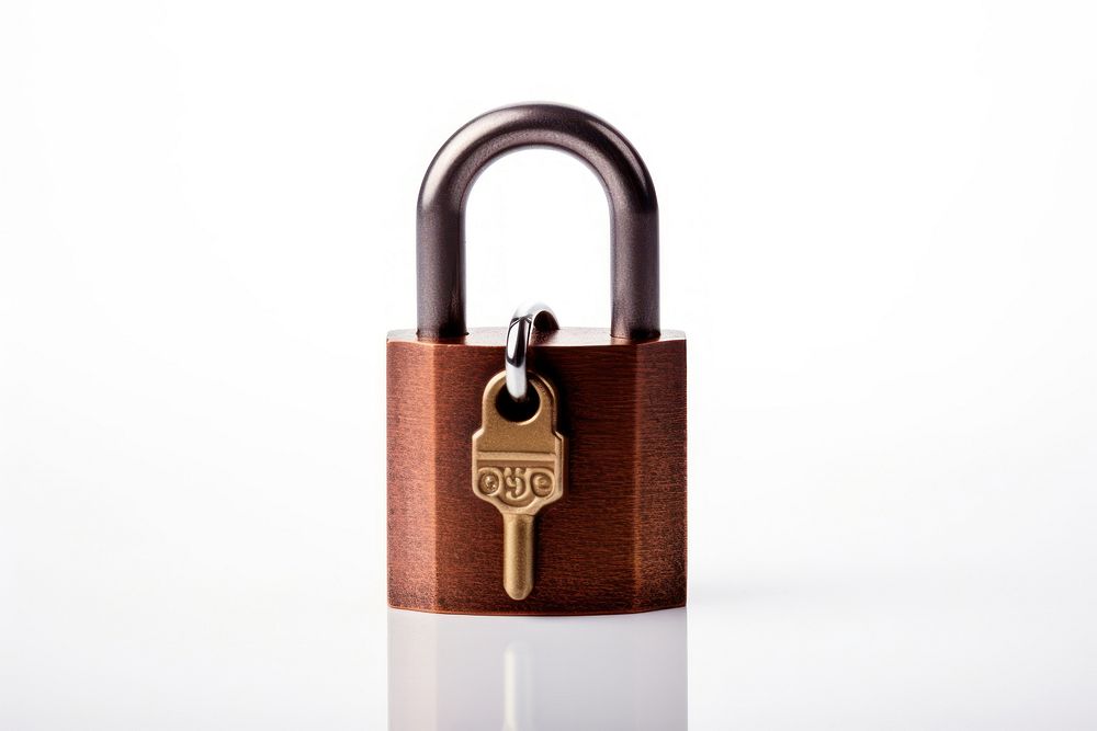 Padlock open padlock white background protection.