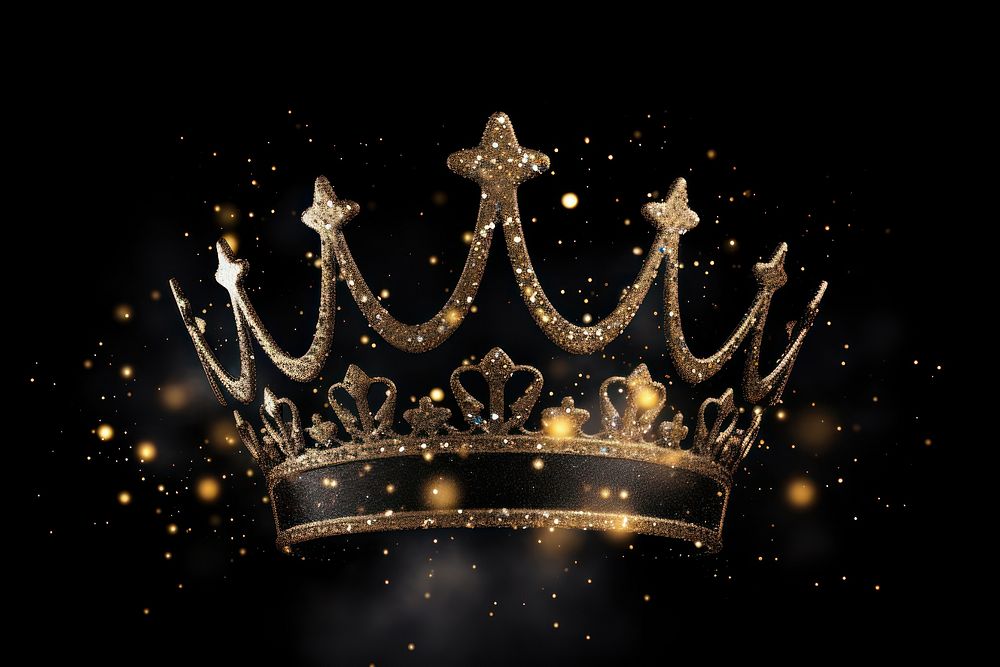 Crown chandelier tiara gold.