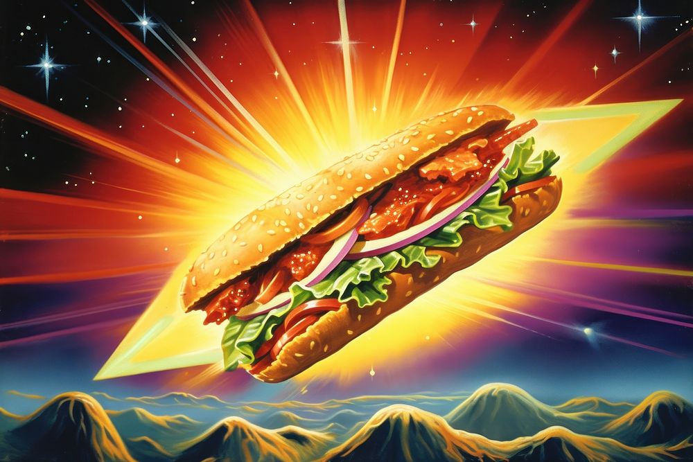 Taco food advertisement hamburger.