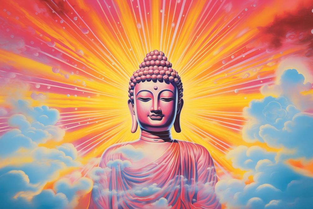 Buddha art representation spirituality.