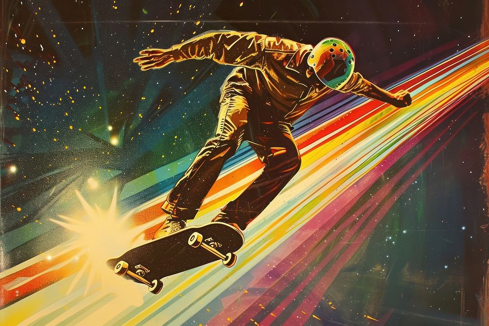 Man skateboarding exhilaration snowboarding skateboarder.