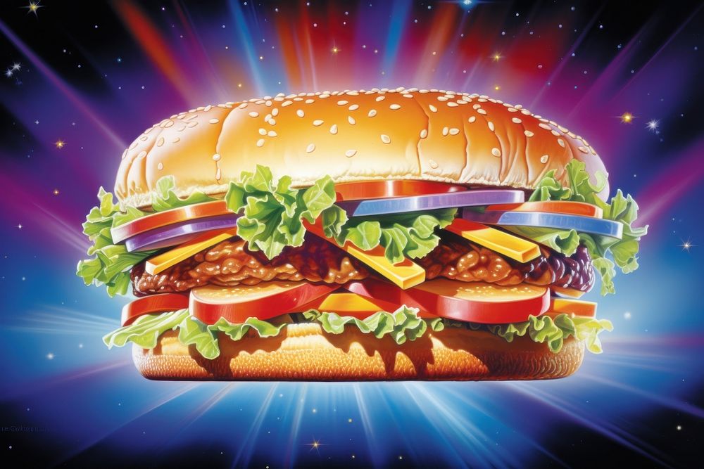 Sandwich food advertisement hamburger.