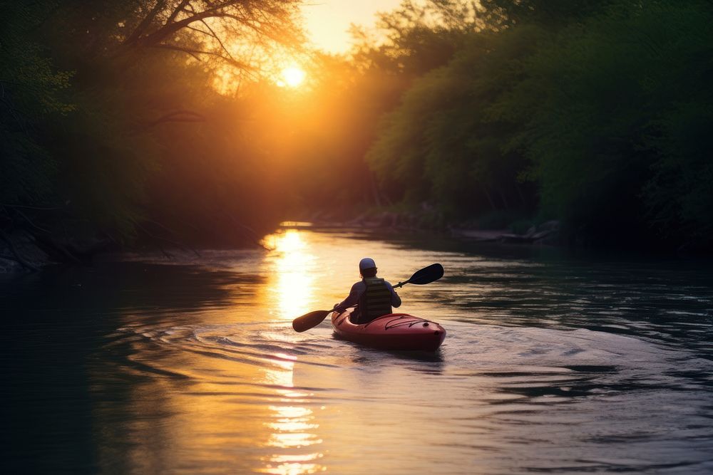 Kayaking recreation outdoors vehicle.
