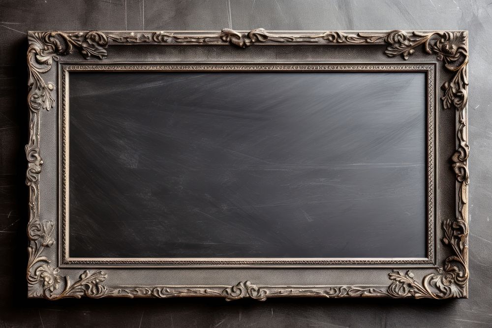 Slate frame vintage blackboard rectangle architecture.