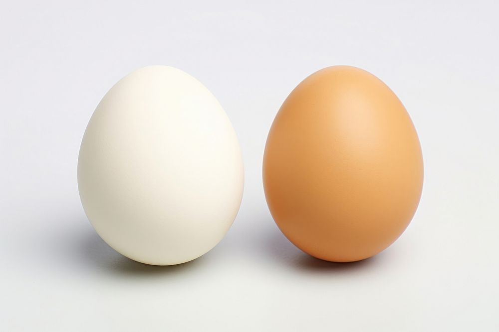 Two eggs simplicity food white background.