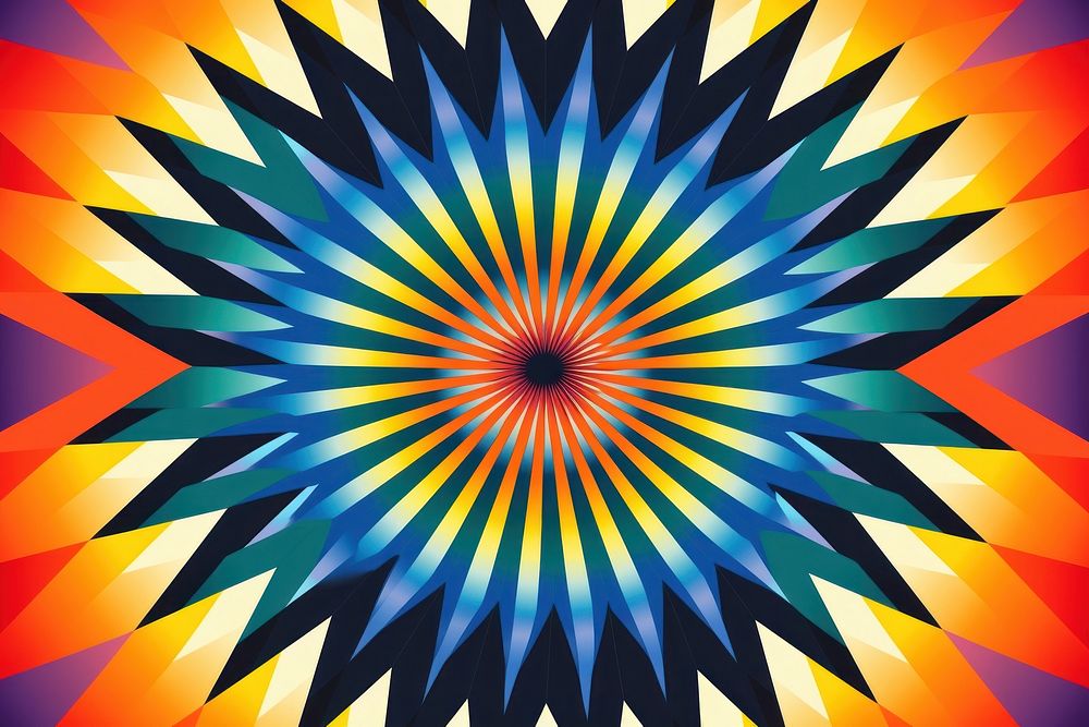 A rainbow art abstract pattern.