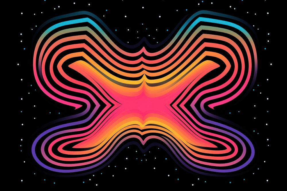 Galaxy abstract pattern illuminated.
