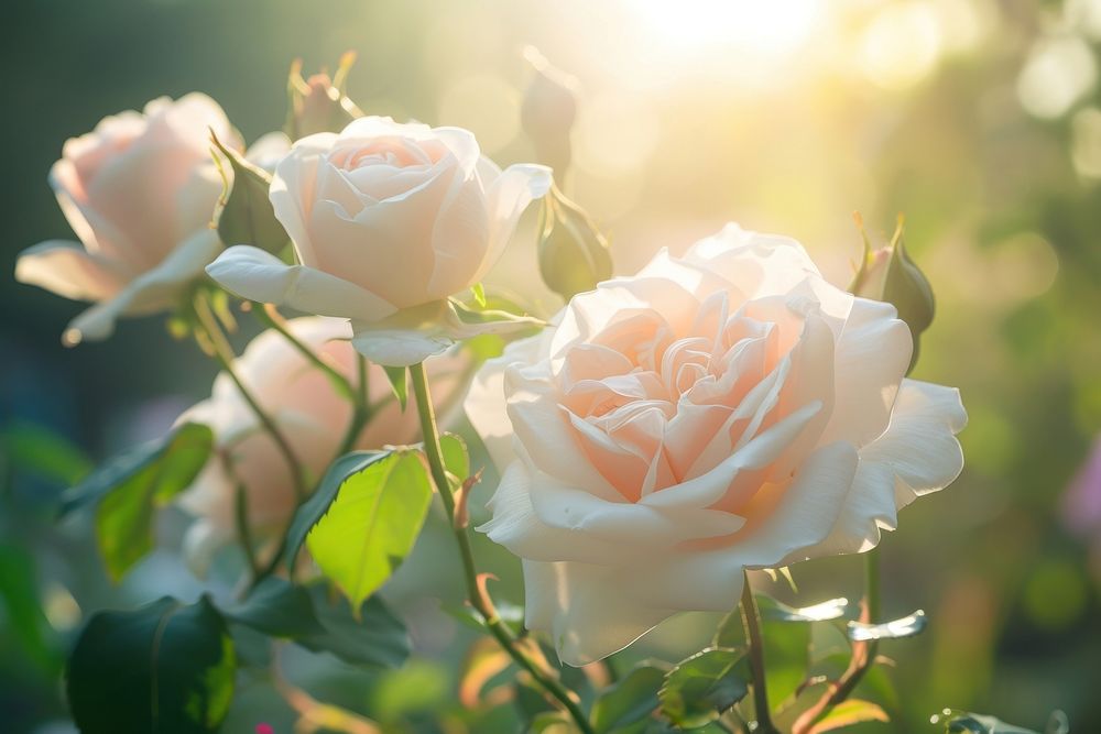 Cecile Bruner Rose rose sunlight outdoors.
