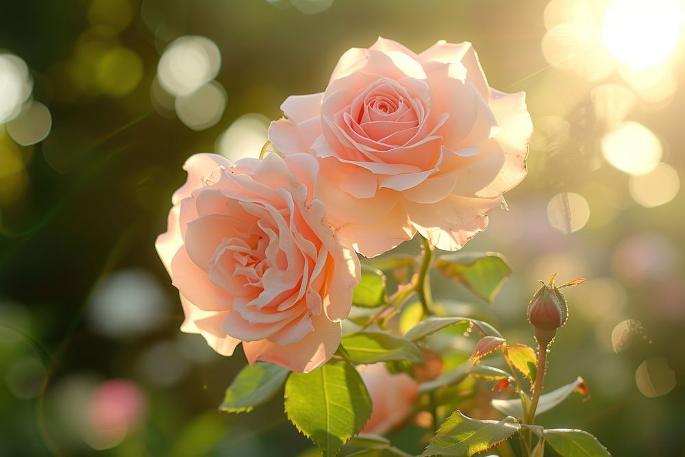 Cecile Bruner Rose rose sunlight blossom.