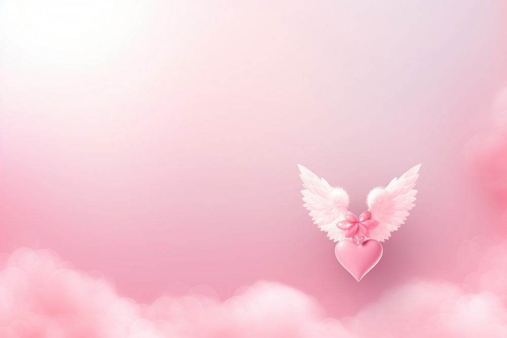 Cupid background angel petal pink.