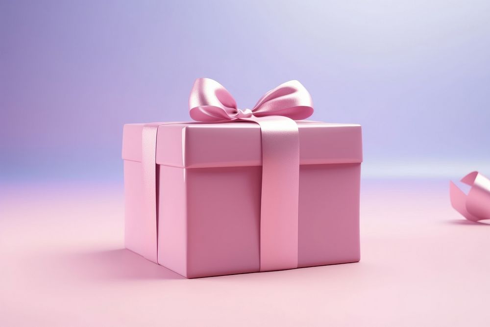 Gift background gift pink box.