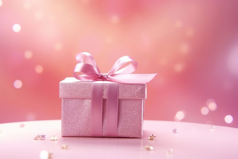 Gift background gift pink red.