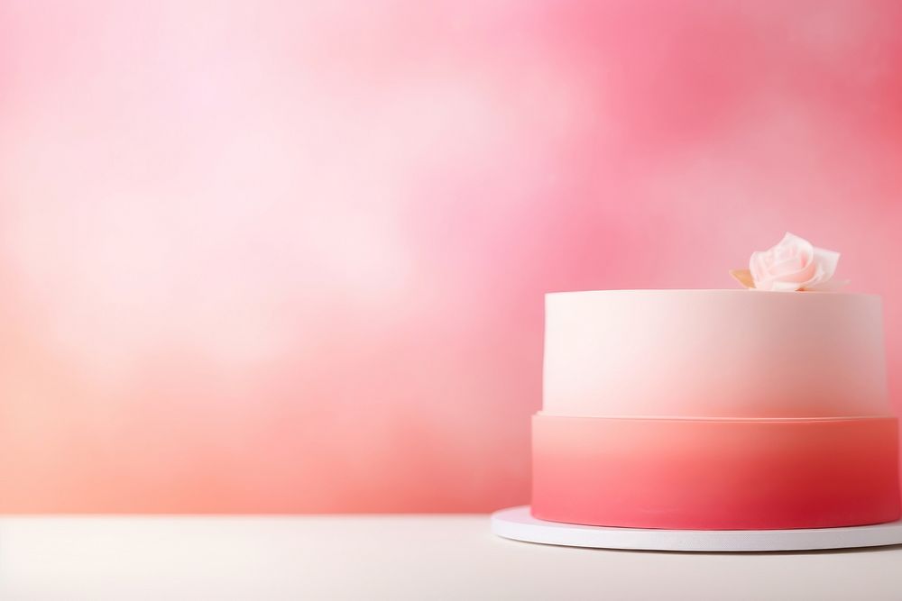 Wedding cake gradient background dessert food pink.