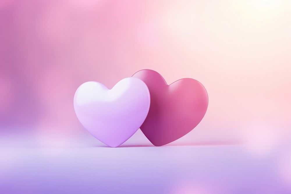 Two heart background pink celebration balloon.