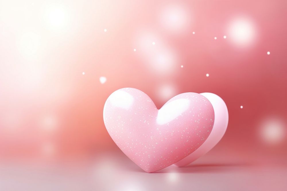 Two heart background pink red celebration.