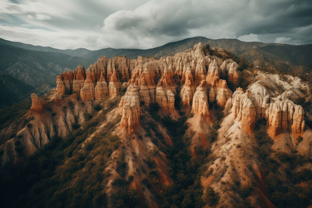 Canyon landscape background wilderness mountain outdoors.