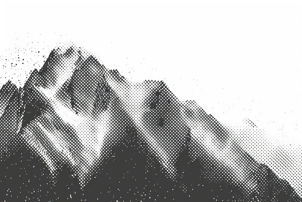 Effect mountain outdoors pattern drawing.