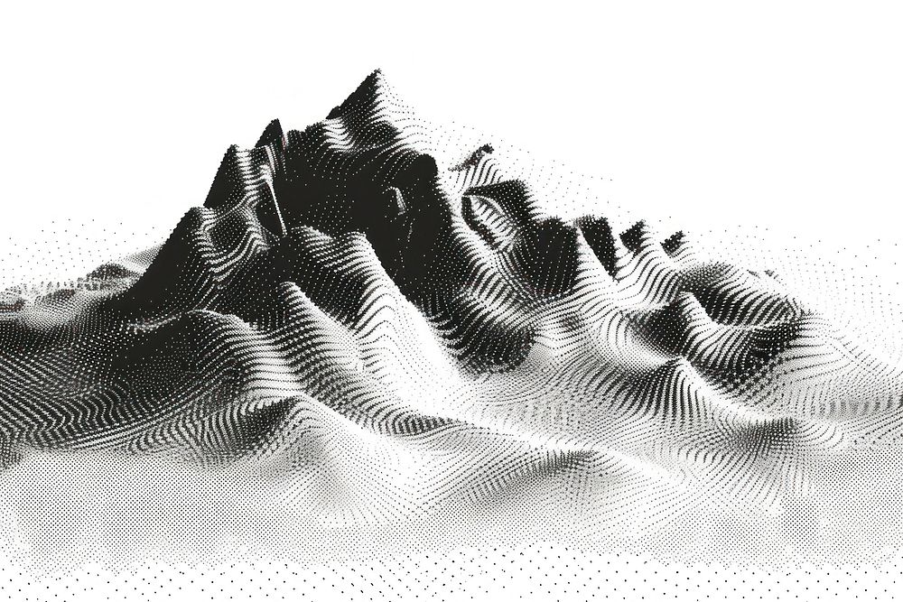 Effect mountain backgrounds pattern drawing.