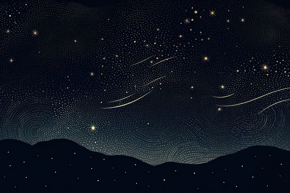 Illustration of ornament galaxy backgrounds astronomy outdoors.