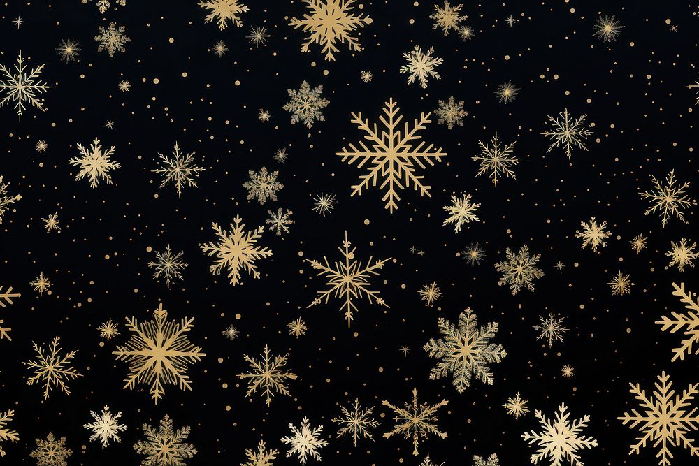 Illustration of ornament snowflakes backgrounds pattern night.