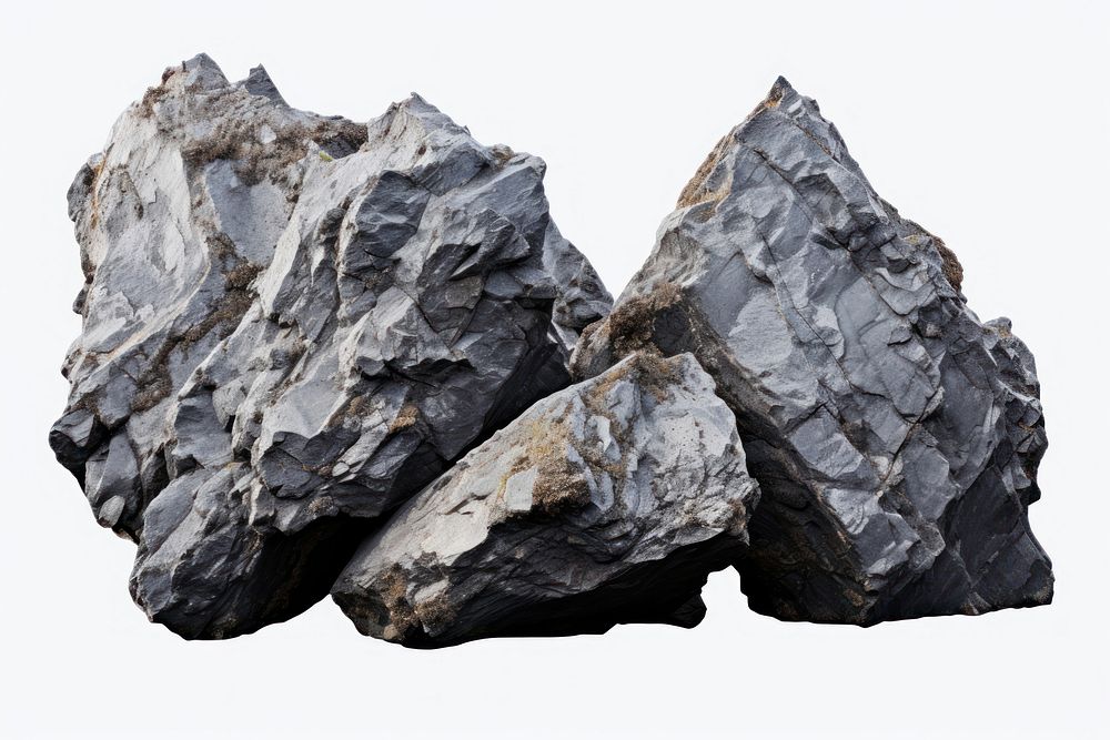 Icelandic rocks mineral anthracite textured.